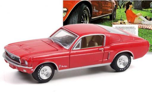 Modellautos Ford Mustang 1/64 Greenlight rot 1968 Wide Boots GT Ford Mustang 1/64 Greenlight rot 1968 Wide Boots GT modellautos
