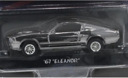 Modellautos Ford Mustang 1/64 Greenlight Shelby GT500 chrom/schwarz Gone in 60 Seconds 1967 Eleanor Ford Mustang 1/64 Greenlight Shelby GT500 chrom/schwarz Gone in 60 Seconds 1967 Eleanor modellautos