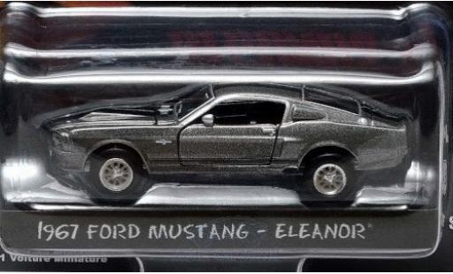 Modellautos Ford Mustang 1/64 Greenlight Shelby GT500 grau/schwarz Gone in 60 Seconds 1967 Eleanor Ford Mustang 1/64 Greenlight Shelby GT500 grau/schwarz Gone in 60 Seconds 1967 Eleanor modellautos
