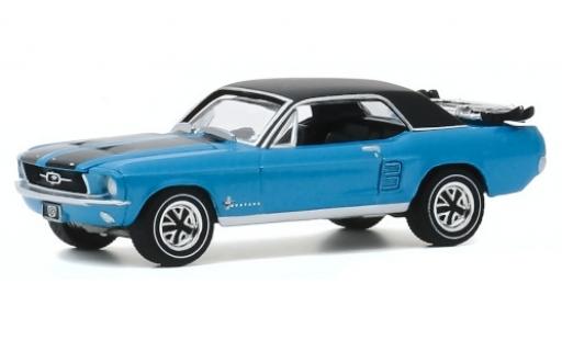 Modellautos Ford Mustang 1/64 Greenlight Ski Country Special mettalic blau/matt-schwarz 1967 Ford Mustang 1/64 Greenlight Ski Country Special mettalic blau/matt-schwarz 1967 modellautos