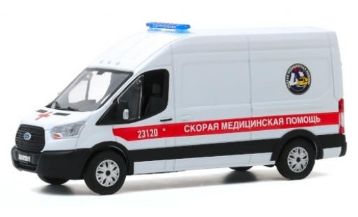 Ford Transit 1/43 Greenlight LWB HD Fast Medical Aid - St. Petersburg 2019 Ambulanzwagen modellautos