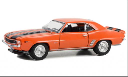 Modellautos Chevrolet Camaro 1/64 Greenlight Z28 orange/schwarz 1969 Chevrolet Camaro 1/64 Greenlight Z28 orange/schwarz 1969 modellautos