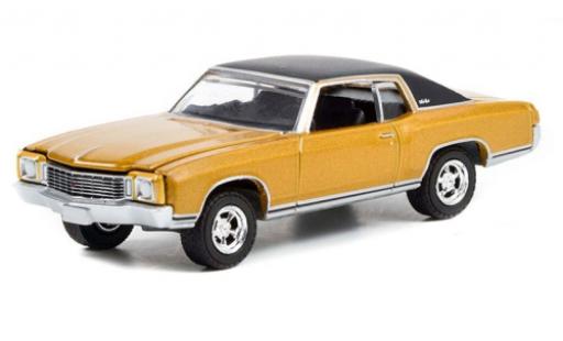 Modellautos Chevrolet Monte Carlo 1/64 Greenlight gold/schwarz Counting Cars 1972 Chevrolet Monte Carlo 1/64 Greenlight gold/schwarz Counting Cars 1972 modellautos