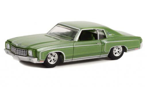 Modellautos Chevrolet Monte Carlo 1/64 Greenlight metallise grün 1970 Chevrolet Monte Carlo 1/64 Greenlight metallise grün 1970 modellautos