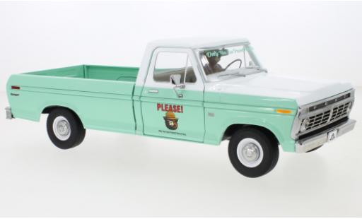 Ford F-1 1/18 Greenlight 00 türkis/weiss Smokey Bear 1975 modellautos