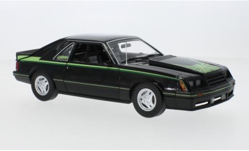 Modellautos Ford Mustang 1/18 Greenlight Cobra noire/Décorer 1980 Ford Mustang 1/18 Greenlight Cobra noire/Décorer 1980 modellautos