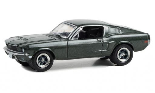Modellautos Ford Mustang 1/64 Greenlight GT Fastback metallise grün 1968 Ford Mustang 1/64 Greenlight GT Fastback metallise grün 1968 modellautos