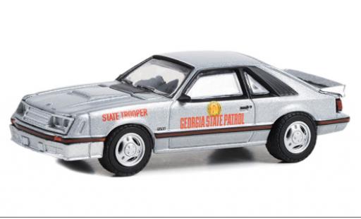 Modellautos Ford Mustang 1/64 Greenlight GT Georgia State Patrol - State Trooper 1982 Ford Mustang 1/64 Greenlight GT Georgia State Patrol - State Trooper 1982 modellautos