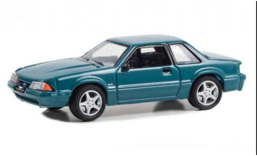 Modellautos Ford Mustang 1/64 Greenlight LX 5.0 metallise vert 1992 Ford Mustang 1/64 Greenlight LX 5.0 metallise vert 1992 modellautos