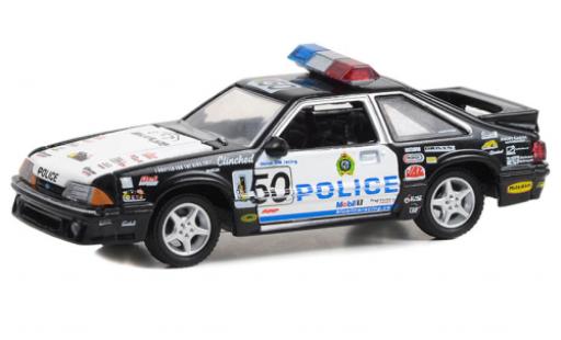 Modellautos Ford Mustang 1/64 Greenlight LX Blue Line Racing 1993 Ford Mustang 1/64 Greenlight LX Blue Line Racing 1993 modellautos