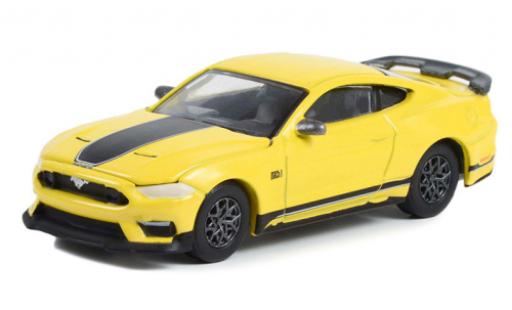 Modellautos Ford Mustang 1/64 Greenlight Mach 1 gelb 2021 Ford Mustang 1/64 Greenlight Mach 1 gelb 2021 modellautos