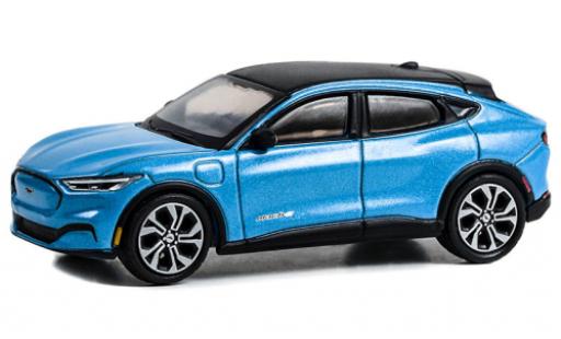Modellautos Ford Mustang 1/64 Greenlight Mach-E bleu clair 2022 Ford Mustang 1/64 Greenlight Mach-E bleu clair 2022 modellautos