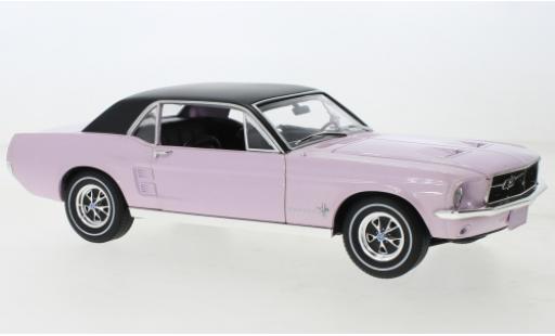 Modellautos Ford Mustang 1/18 Greenlight rose/noire 1968 Ford Mustang 1/18 Greenlight rose/noire 1968 modellautos