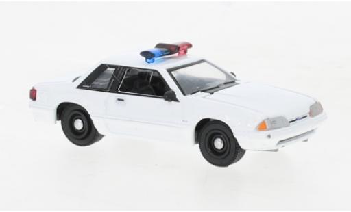 Modellautos Ford Mustang 1/64 Greenlight SSP weiss Police (USA) 1987 Ford Mustang 1/64 Greenlight SSP weiss Police (USA) 1987 modellautos