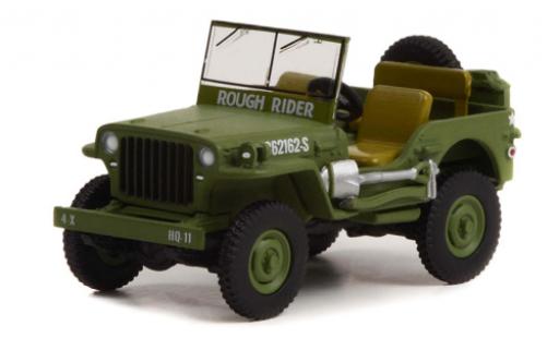Modellautos Jeep Willys 1/64 Greenlight MB mattoliv US Army 1942 Jeep Willys 1/64 Greenlight MB mattoliv US Army 1942 modellautos