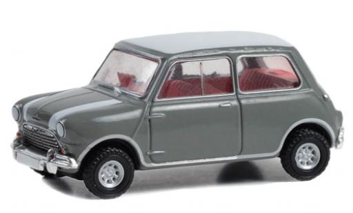 Modellautos Mini Cooper 1/64 Greenlight S gris/blanche 1965 Mini Cooper 1/64 Greenlight S gris/blanche 1965 modellautos