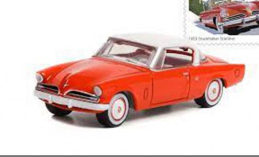 Modellautos Studebaker Starliner 1/64 Greenlight rot/weiss 1953 Studebaker Starliner 1/64 Greenlight rot/weiss 1953 modellautos