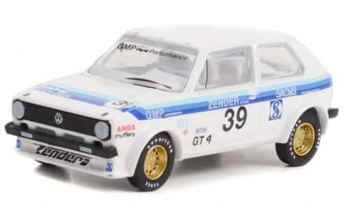 Modellautos Volkswagen Golf 1/64 Greenlight I Rabbit blanche/Décorer 1975 Volkswagen Golf 1/64 Greenlight I Rabbit blanche/Décorer 1975 modellautos