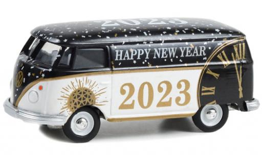 Modellautos Volkswagen T1 1/64 Greenlight fourgon Happy Nouveau Year 2023 Volkswagen T1 1/64 Greenlight fourgon Happy Nouveau Year 2023 modellautos