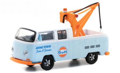 Modellautos Volkswagen T2 1/64 Greenlight Doppelkabine Gulf 1969 Volkswagen T2 1/64 Greenlight Doppelkabine Gulf 1969 modellautos