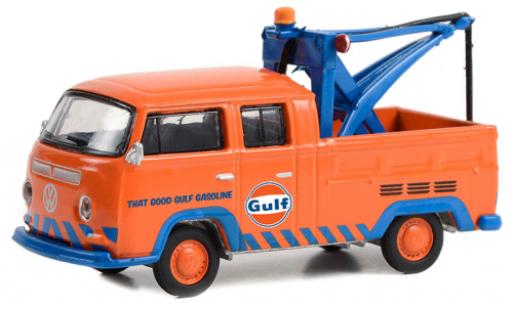 Modellautos Volkswagen T2 1/64 Greenlight Doppelkabine Gulf 1970 Volkswagen T2 1/64 Greenlight Doppelkabine Gulf 1970 modellautos