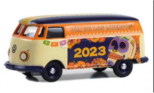 Modellautos Volkswagen T2 1/64 Greenlight fourgon 2023 - Dia De Los Muertos Volkswagen T2 1/64 Greenlight fourgon 2023 - Dia De Los Muertos modellautos