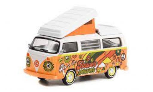 Modellautos Volkswagen T2 1/64 Greenlight Westfalia Camper Flower Power 1973 Volkswagen T2 1/64 Greenlight Westfalia Camper Flower Power 1973 modellautos