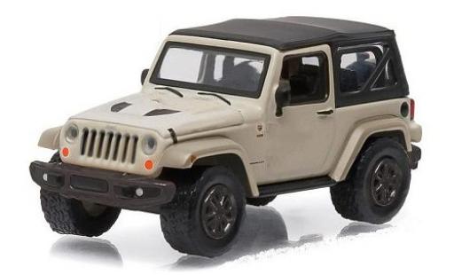 Modellautos Jeep Wrangler 1/64 Greenlight 75th Anniversary weiss/schwarz Jeep Wrangler 1/64 Greenlight 75th Anniversary weiss/schwarz modellautos