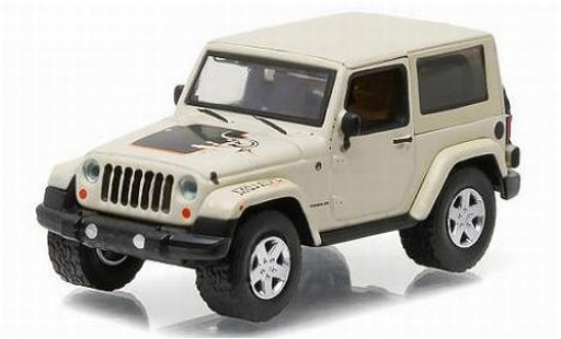 Modellautos Jeep Wrangler 1/64 Greenlight Mojave weiss/Dekor 2012 All Terrain Series 4 sans Vitrine Jeep Wrangler 1/64 Greenlight Mojave weiss/Dekor 2012 All Terrain Series 4 sans Vitrine modellautos