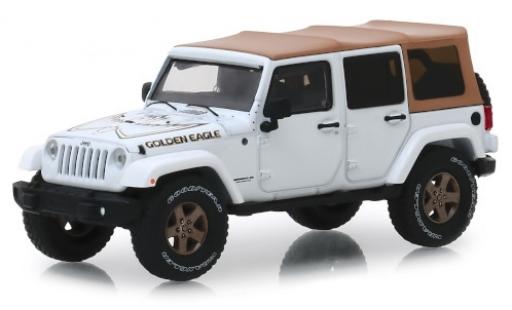 Modellautos Jeep Wrangler 1/43 Greenlight Unlimited weiss/Dekor Golden Eagle 2018 Jeep Wrangler 1/43 Greenlight Unlimited weiss/Dekor Golden Eagle 2018 modellautos