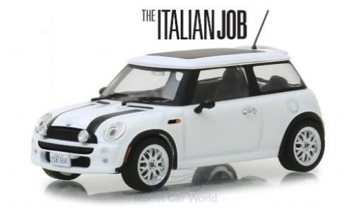 Modellautos Mini Cooper 1/43 Greenlight weiss/schwarz RHD The Italian Job 2003 Mini Cooper 1/43 Greenlight weiss/schwarz RHD The Italian Job 2003 modellautos