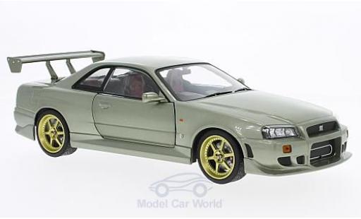 Modellautos Nissan Skyline 1/18 Greenlight GT-R34 mettalic grün RHD 1999 Nissan Skyline 1/18 Greenlight GT-R34 mettalic grün RHD 1999 modellautos