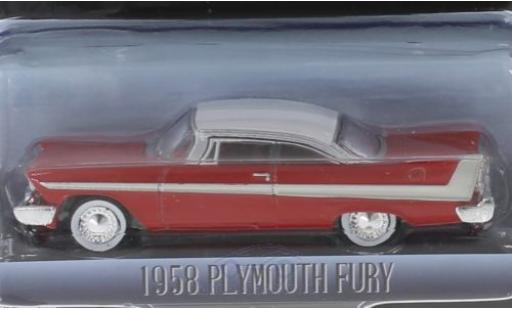 Modellautos Plymouth Fury 1/64 Greenlight rot/weiss Christine 1958 Plymouth Fury 1/64 Greenlight rot/weiss Christine 1958 modellautos