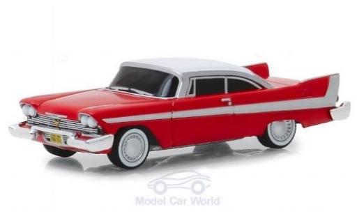 Modellautos Plymouth Fury 1/64 Greenlight rot/weiss Christine 1958 Evil Version Plymouth Fury 1/64 Greenlight rot/weiss Christine 1958 Evil Version modellautos