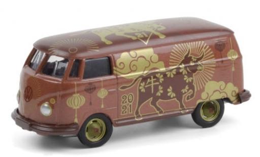 Modellautos Volkswagen T2 1/64 Greenlight Panel Van 2021 - Year of the Ox Volkswagen T2 1/64 Greenlight Panel Van 2021 - Year of the Ox modellautos