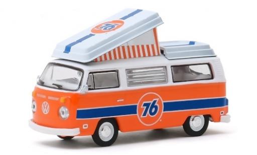 Modellautos Volkswagen T2 1/64 Greenlight Westfalia Camper Union 76 1973 avec ouverts/es Tente sur toit Volkswagen T2 1/64 Greenlight Westfalia Camper Union 76 1973 avec ouverts/es Tente sur toit modellautos