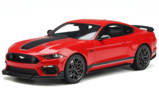 Modellautos Ford Mustang 1/18 GT Spirit Mach 1 rot/schwarz 2021 Ford Mustang 1/18 GT Spirit Mach 1 rot/schwarz 2021 modellautos