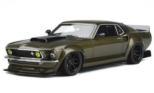 Modellautos Ford Mustang 1/18 GT Spirit Prior Design mettalic braun 1969 Ford Mustang 1/18 GT Spirit Prior Design mettalic braun 1969 modellautos