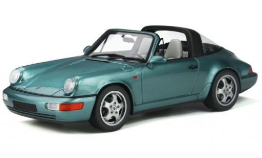 Modellautos Porsche 964 1/18 GT Spirit 911 () Carrera 4 Targa mettalic türkis 1991 Porsche 964 1/18 GT Spirit 911 () Carrera 4 Targa mettalic türkis 1991 modellautos