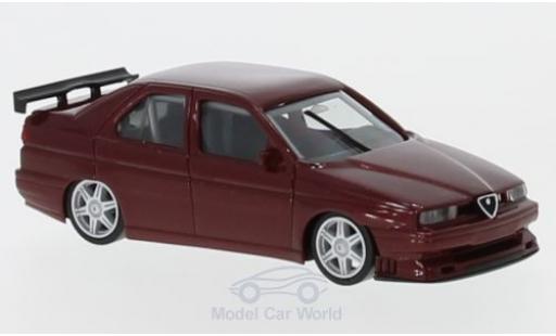 Alfa Romeo 155 1/87 Herpa Rennsport mettalic rot modellautos