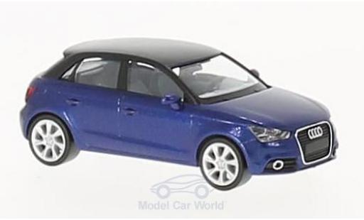 Modellautos Audi A1 1/87 Herpa Sportback mettalic blau/schwarz Audi A1 1/87 Herpa Sportback mettalic blau/schwarz modellautos