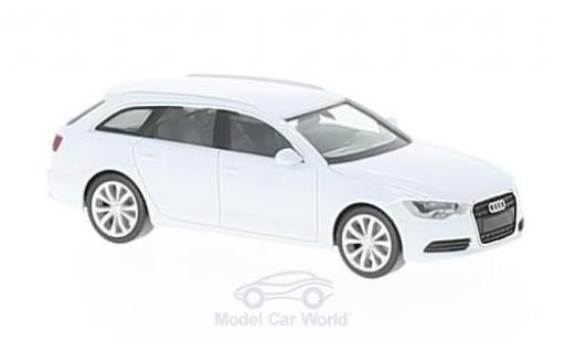Modellautos Audi A6 1/87 Herpa Avant mettalic weiss Audi A6 1/87 Herpa Avant mettalic weiss modellautos