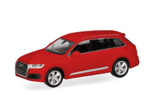 Audi Q7 1/87 Herpa rot 1:87 modellautos