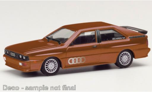 Modellautos Audi Quattro 1/87 Herpa quattro mettalic braun Audi Quattro 1/87 Herpa quattro mettalic braun modellautos
