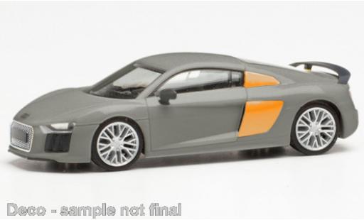 Audi R8 1/87 Herpa V10 Plus grau/orange modellautos