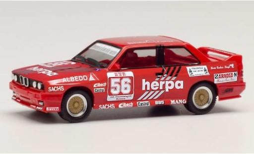 Bmw M3 1/87 Herpa (E30) No.56 Motorsport DTM 1989 G.Müller modellautos