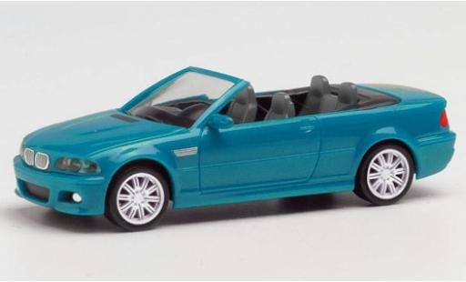 Modellautos Bmw M3 1/87 Herpa (E46) Cabriolet blau Bmw M3 1/87 Herpa (E46) Cabriolet blau modellautos