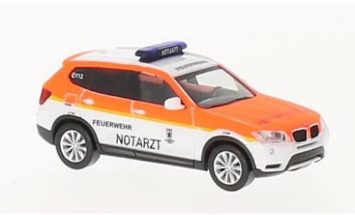 Bmw X3 1/87 Herpa Feuerwehr München / Notarzt modellautos