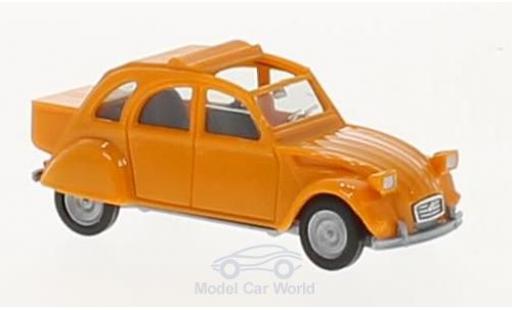 Modellautos Citroen 2CV 1/87 Herpa 2 CV orange mit Queue Citroen 2CV 1/87 Herpa 2 CV orange mit Queue modellautos
