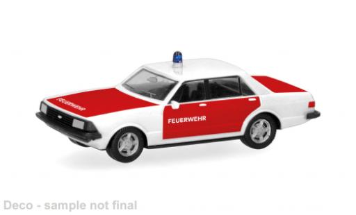 Modellautos Ford Granada 1/87 Herpa weiss/rot Feuerwehr 1:87 Ford Granada 1/87 Herpa weiss/rot Feuerwehr 1:87 modellautos